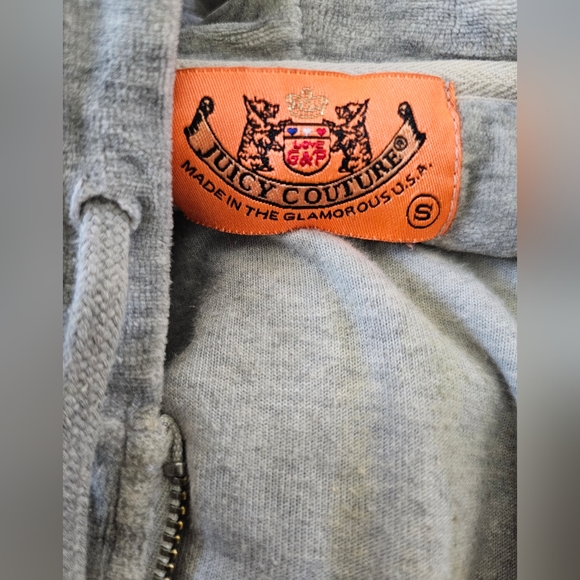 Juicy Couture Vintage Velour Hooded Set | Gray | XS Pants - Small Top | EUC - Picture 11 of 11